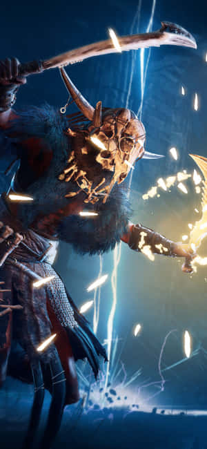 iPhone XS Assassin's Creed Valhalla 배경화면 — 샤오미 18 프로 배경화면