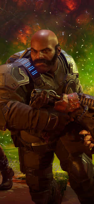iPhone XS Max Gears of War 5 배경 — 아이폰 11 프로 배경화면