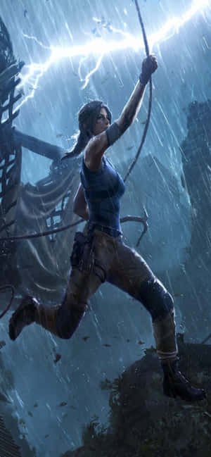 iPhone Xs Max Rise Of The Tomb Raider 배경 — 아이폰 XS 배경화면