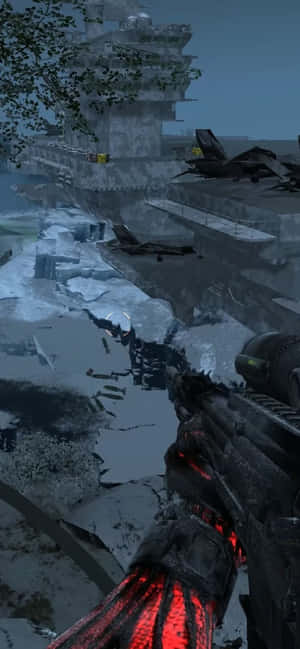 iPhone Xs Max Crysis Warhead 배경화면 — 19.5:9 배경화면