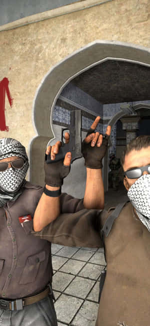 iPhone Xs Counter-Strike Global Offensive 배경화면 — 리얼미 배경화면
