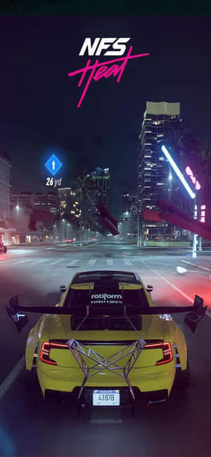 iPhone Xs Need for Speed Heat 배경 — 19.5:9 배경화면