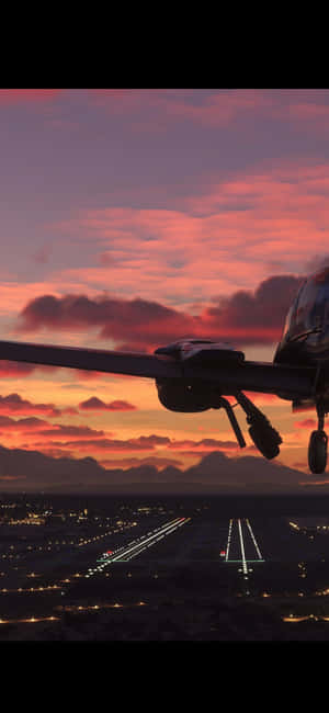 iPhone Xs Microsoft Flight Simulator 배경 — 샤오미 배경화면