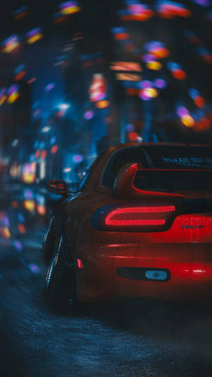 JDM 자동차 미학과 화려한 조명 — Jdm 자동차 배경화면