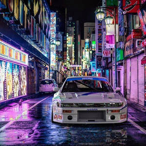 JDM 자동차, 화려한 골목길 — Jdm 자동차 배경화면