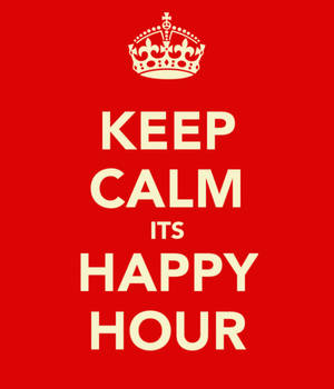 Keep calm happy hour 월페이퍼 — 테크노 팬텀 V 폴드2 배경화면