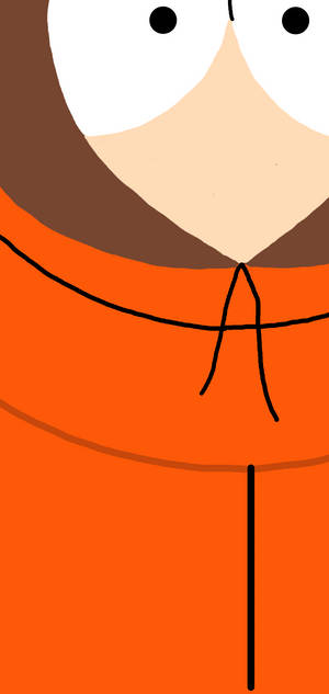 Kenny Mccormick 클로즈업 벡터 아트 배경화면 — 아이폰 14 프로 맥스 배경화면