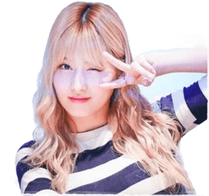 K팝 스타 피스 사인