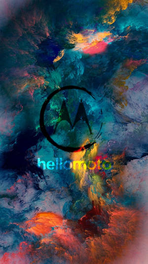 Motorola Colorful Cloud Art — 모토로라 배경화면