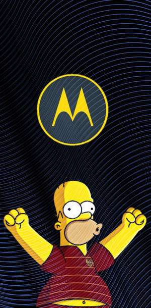 Motorola 앤 심슨 — 모토로라 배경화면