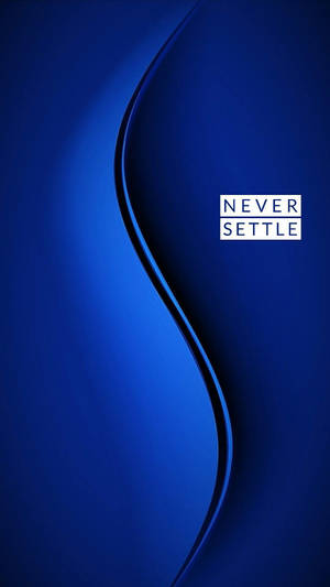 Oneplus Blue Curve 배경화면