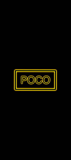 POCO X2 옐로우 폰트 — 아이폰 11 프로 배경화면