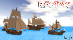 온라인 게임 Roblox의 해적선 놀라운 3D 배경화면