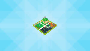 비디오 게임 Roblox의 교차로 줌 아웃 배경화면