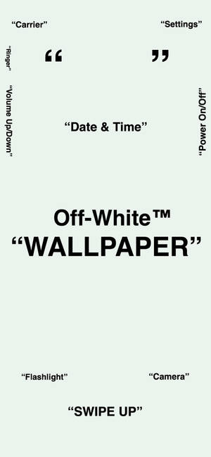 Off White for IPhone wallpaper — 아이폰 18 프로 배경화면