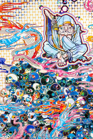 Takashi Murakami Peace 4K — 샤오미 패드 8 프로 배경화면