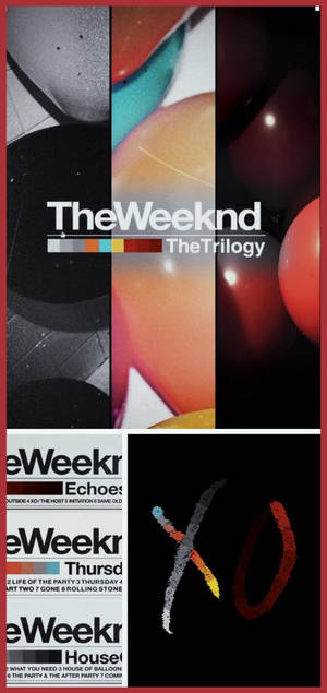 The Weeknd Trilogy collage wallpaper — 아이폰 18 프로 배경화면