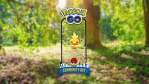 Torchic과 Pokemon Go 커뮤니티 데이 로고 — 닌텐도 배경화면