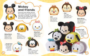 Tsum Tsum 미키와 친구들 배경화면 — 채도 낮은 배경화면