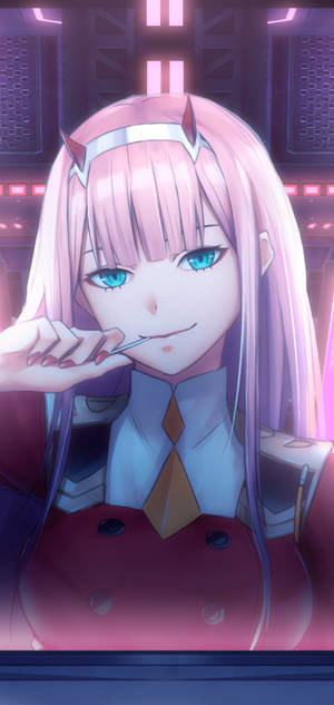 Vivo Y11 분홍 머리 애니메이션 소녀 — Vivo Y11 배경화면