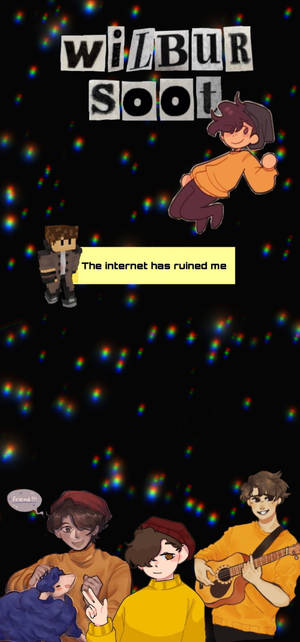 Wilbur Soot Internet Ruined Me 배경화면 — 아이폰 14 프로 맥스 배경화면