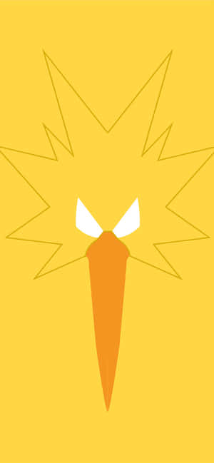 Zapdos 미니멀리스트 얼굴 — 샤오미 17 맥스 배경화면