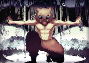 가면 쓘 인오스케 프로필 사진 — 쿨한 귀멸의 칼날 배경화면