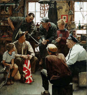 Norman Rockwell 사진 — Honor Magic V Flip 2 배경화면