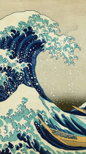 파도 아이폰 — 일본 파도 배경화면