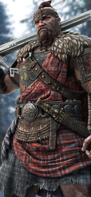 하이랜더 For Honor — 갤럭시 A35 배경화면