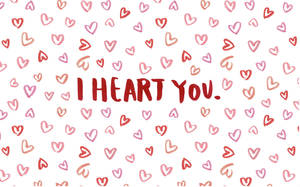 귀여운 감성 I Heart You 컴퓨터용
