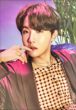 귀여운 방탄소년단 제이홉 갈색 상의