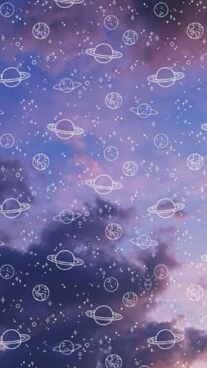 귀여운 보라색 배경