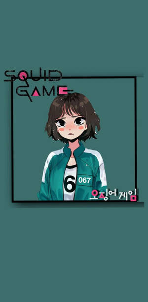 귀여운 아트 플레이어 067 오징어 게임 배경화면