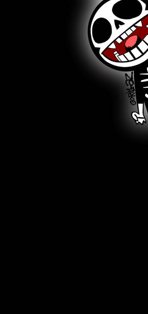 귀여운 웃는 해골 S10+ 월페이퍼 — 아이폰 18 배경화면