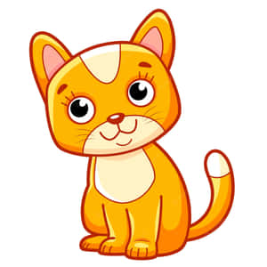 만화 고양이 사진 — 아이패드 프로 배경화면