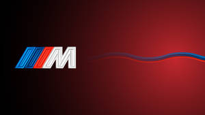 그라데이션 레드 BMW M 로고 — BMW 배경화면