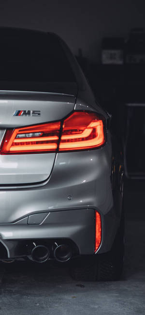 그레이 BMW M5 카 아이폰 — 아이폰 12 배경화면