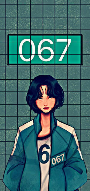 그린 플레이어 067 오징어 게임 배경화면
