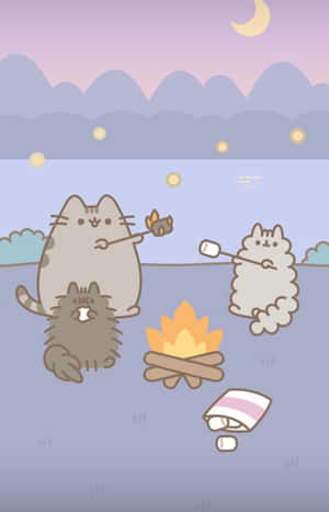 푸신 카와이이 — 갤럭시 탭 액티브 배경화면