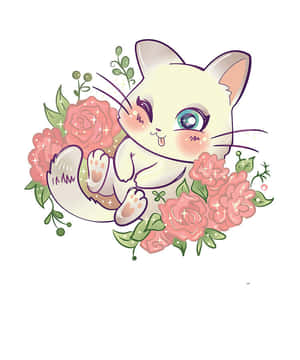 애니메이션 고양이 사진 — 만화 고양이 배경화면