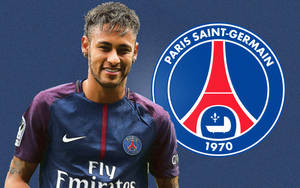네이마르 PSG 로고 팬 아트 월페이퍼
