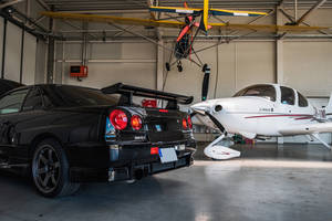 닛산 스카이라인 GTR R34 격납고