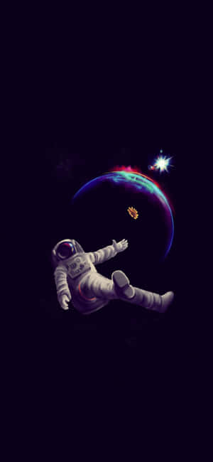 Astronaut Iphone — 갤럭시 S24 FE 배경화면