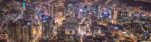 파노라마 야경 도시 배경화면 — 5120x1440 배경화면