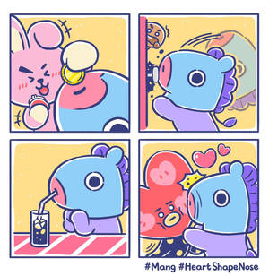 망 BT21 코믹스 배경화면 — 갤럭시 Z 플립7 FE 배경화면