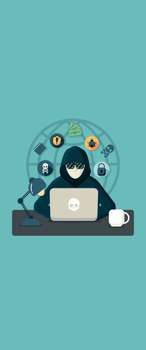 모던 해커 그래픽 해킹 안드로이드 배경 — Motorola Razr 배경화면