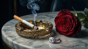 담배가 있는 시크한 배디 정물 — 배디 감성 배경화면