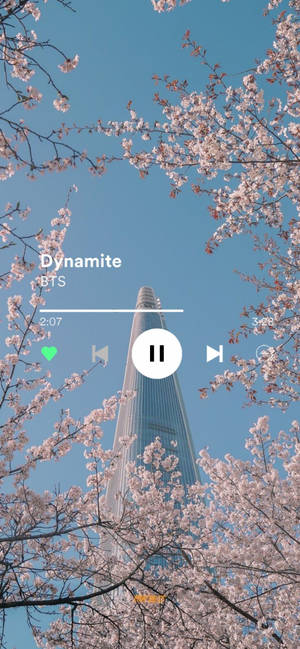 뮤직 에스테틱 BTS 다이너마이트 벽지 — 아이폰 16 배경화면