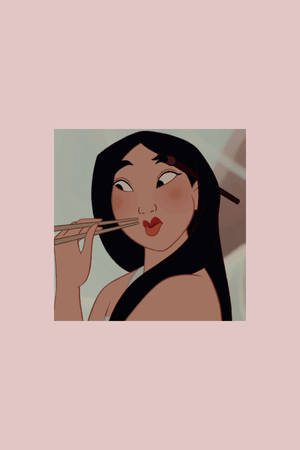 미적 카툰 예쁜 미녀와 야수 공주가 책 읽는 모습 — 미적 만화 배경화면